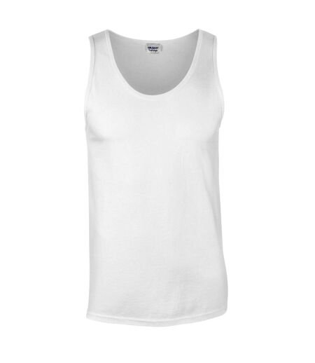 Gildan Unisex Adult Softstyle Tank Top (White) - UTPC7076