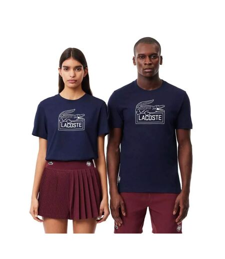 T-shirt Roland Garros Edition Adulte Bleu Lacoste