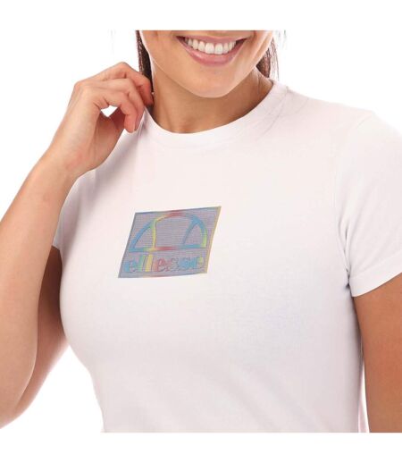 T-shirt karen femme blanc Ellesse