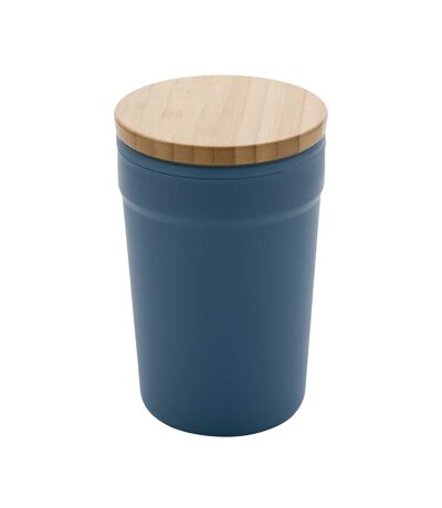 Bamboo recycled 300ml travel mug one size blue XD Collection