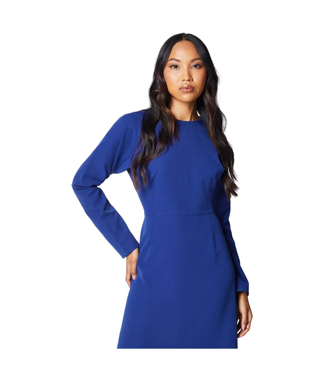 Robe mi-longue elizabeth femme bleu Principles