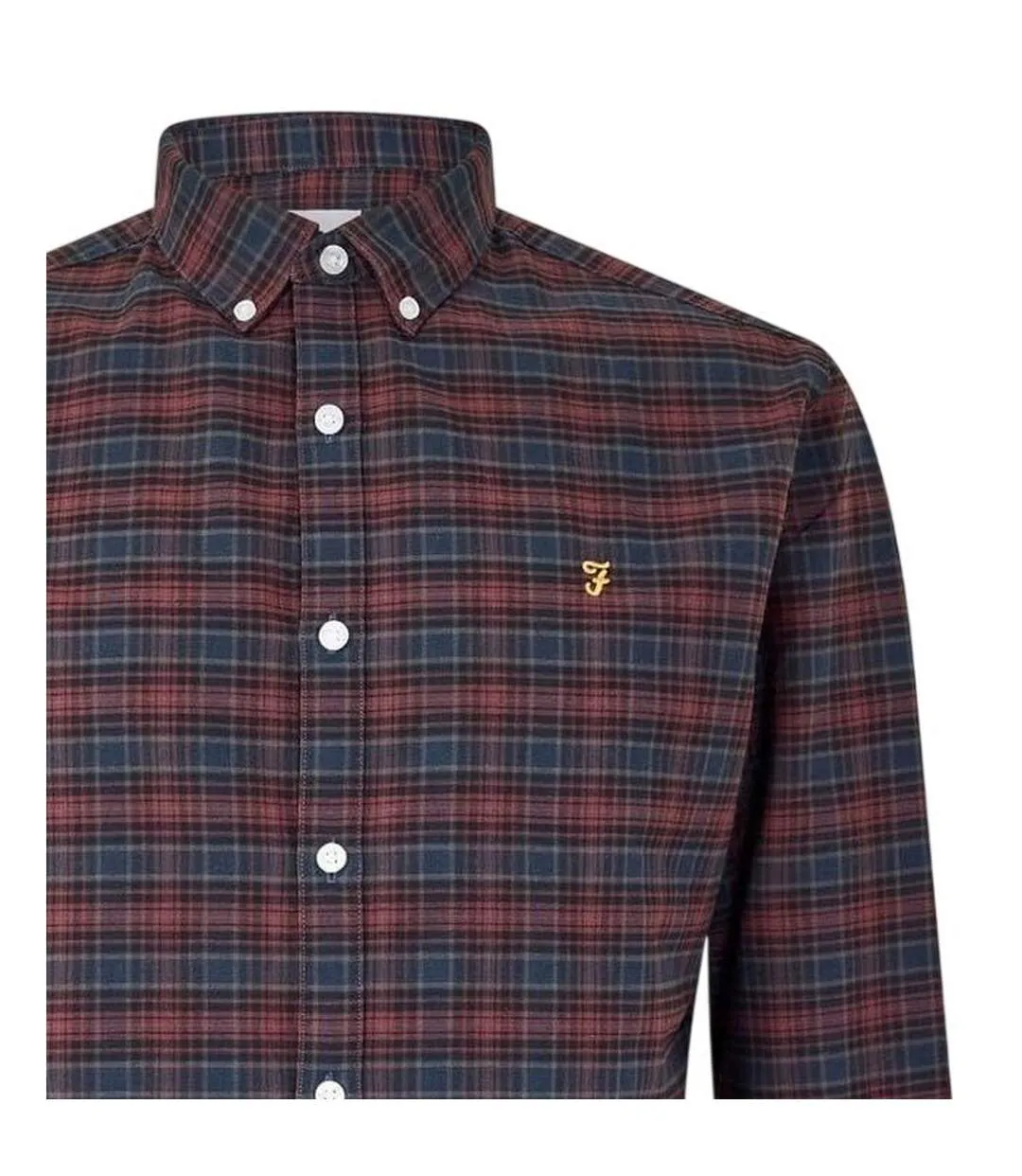 Chemise Carway Homme Rouge Farah-4