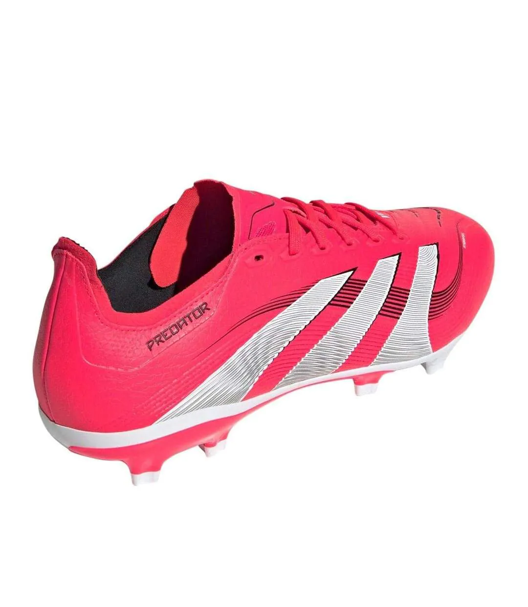 Mens League Firm Ground Football Boots Red White Adidas-2