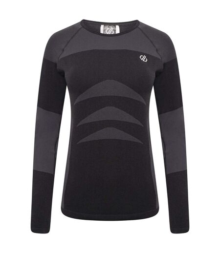 Womens/ladies In The Zone Ii Base Layer Set Black Black Dare 2B