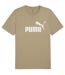 Mens Ess No.1 Logo Regular T-shirt Iced Coffee Puma-1