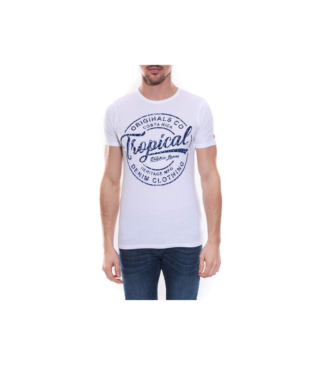 T-shirt col rond NEVILLE