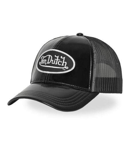 Casquette baseball avec filet en vinyl brillant avec écusson Shiny Vondutch