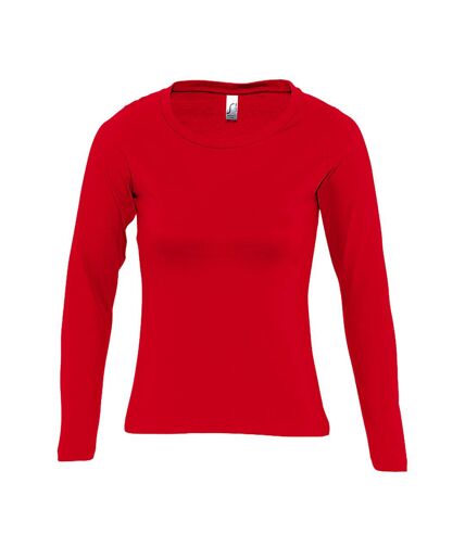 SOLS Majestic - T-shirt à manches longues - Femme (Rouge) - UTPC314