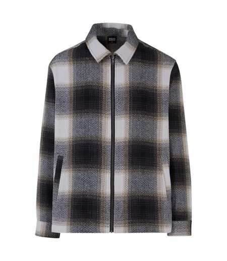 Veste Chemise Homme Beige Noir Urban Classics