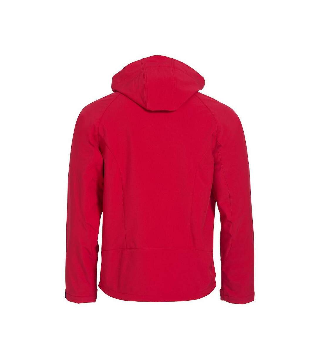 Mens Milford Soft Shell Jacket Red Clique-2