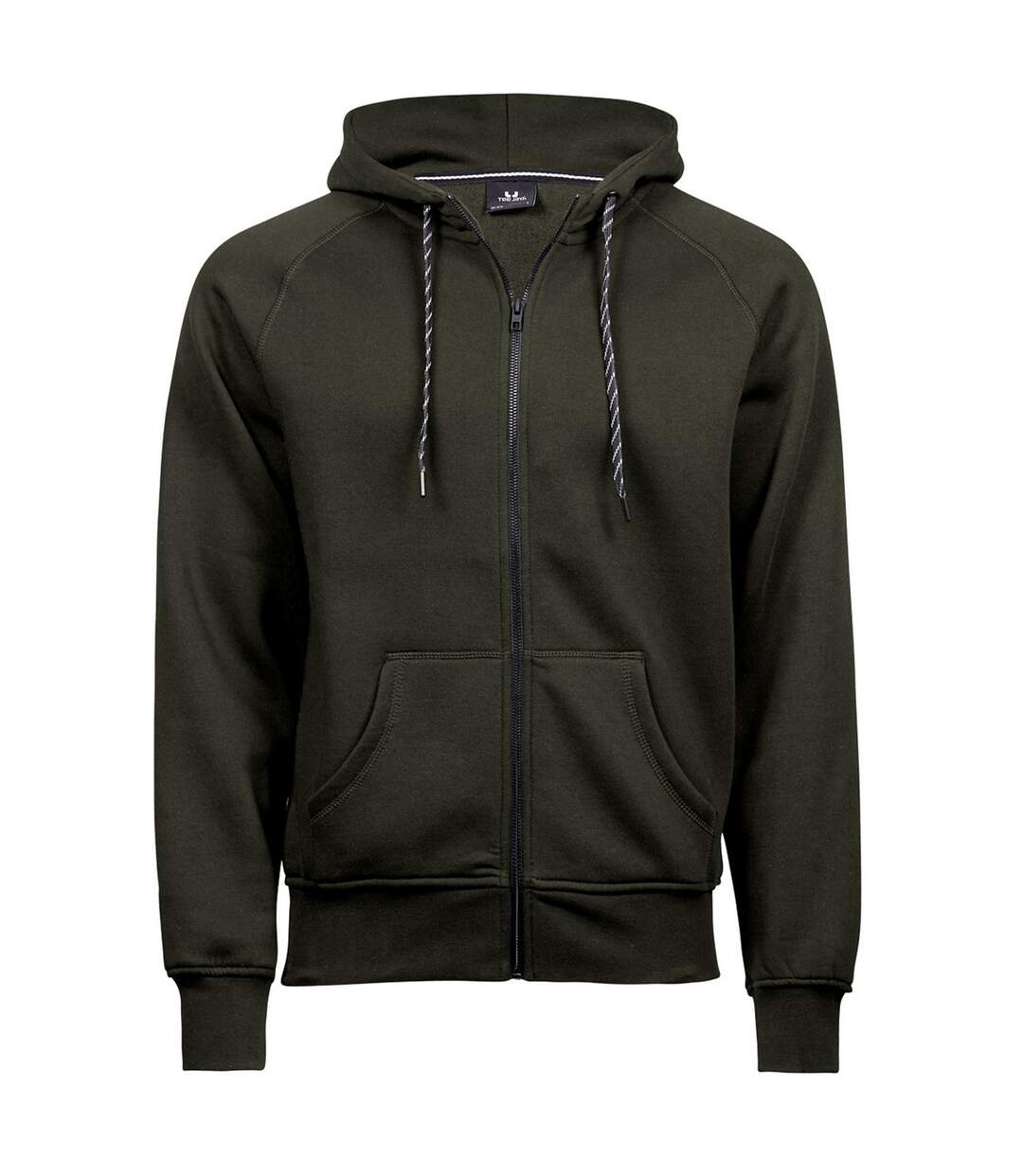 Veste À Capuche Fashion Homme Olive Foncé Tee Jays-1