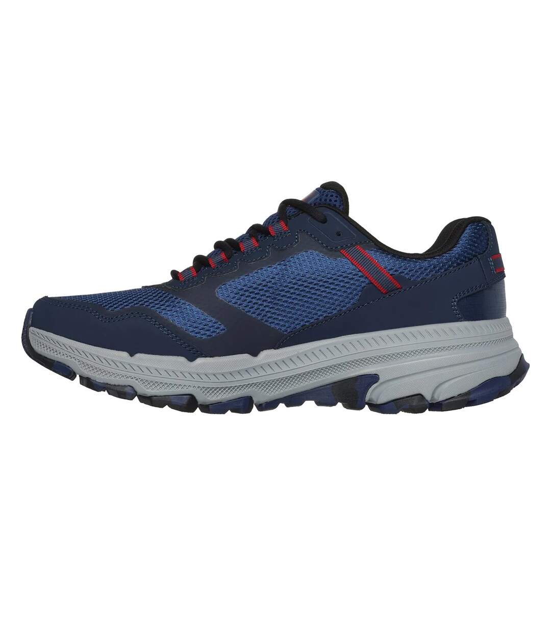 Mens Go Run Trail Altitude 2.0 Marble Rock 3.0 Leather Walking Shoes Navy Red Skechers-2