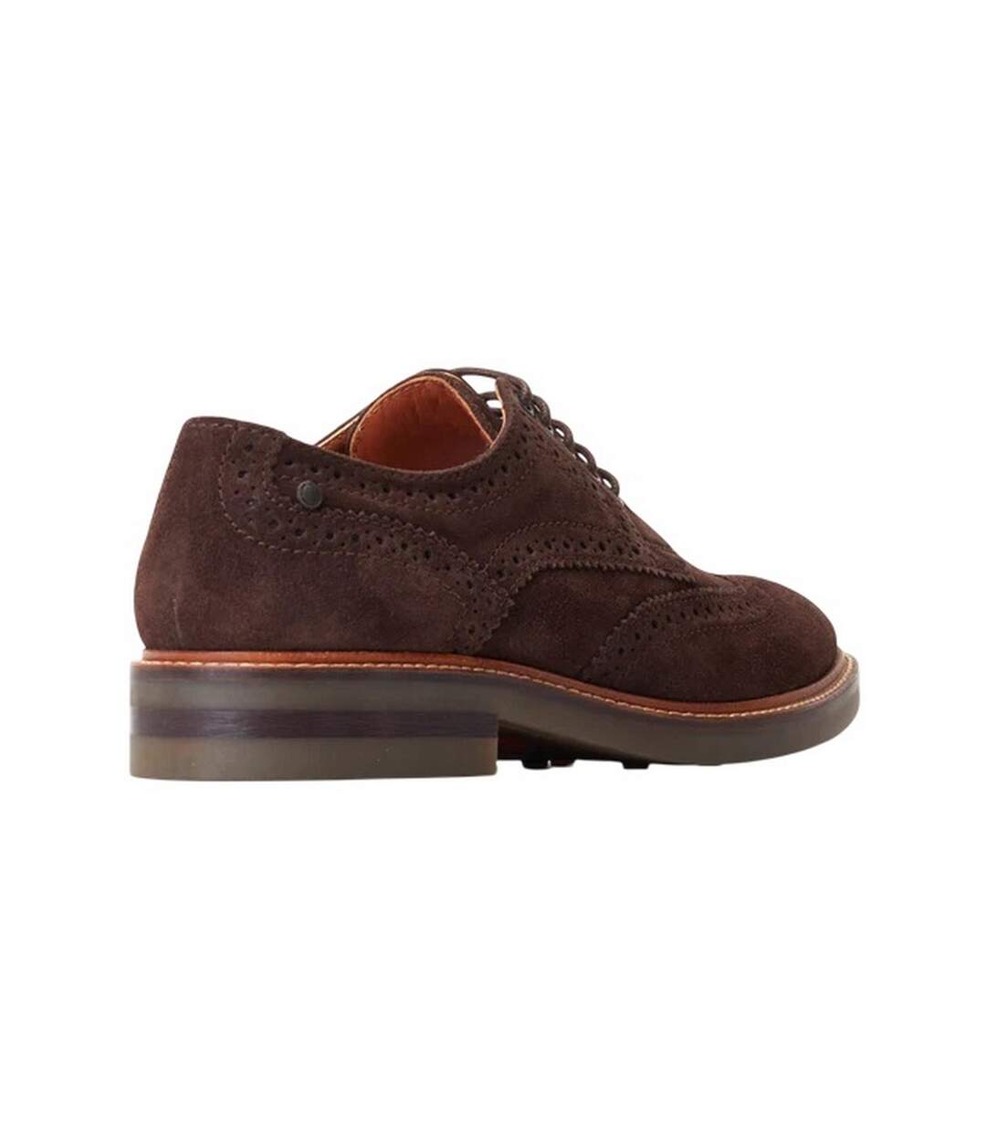 Chaussures Brogues Hatfield Classic Homme Marron Foncé Base London-4
