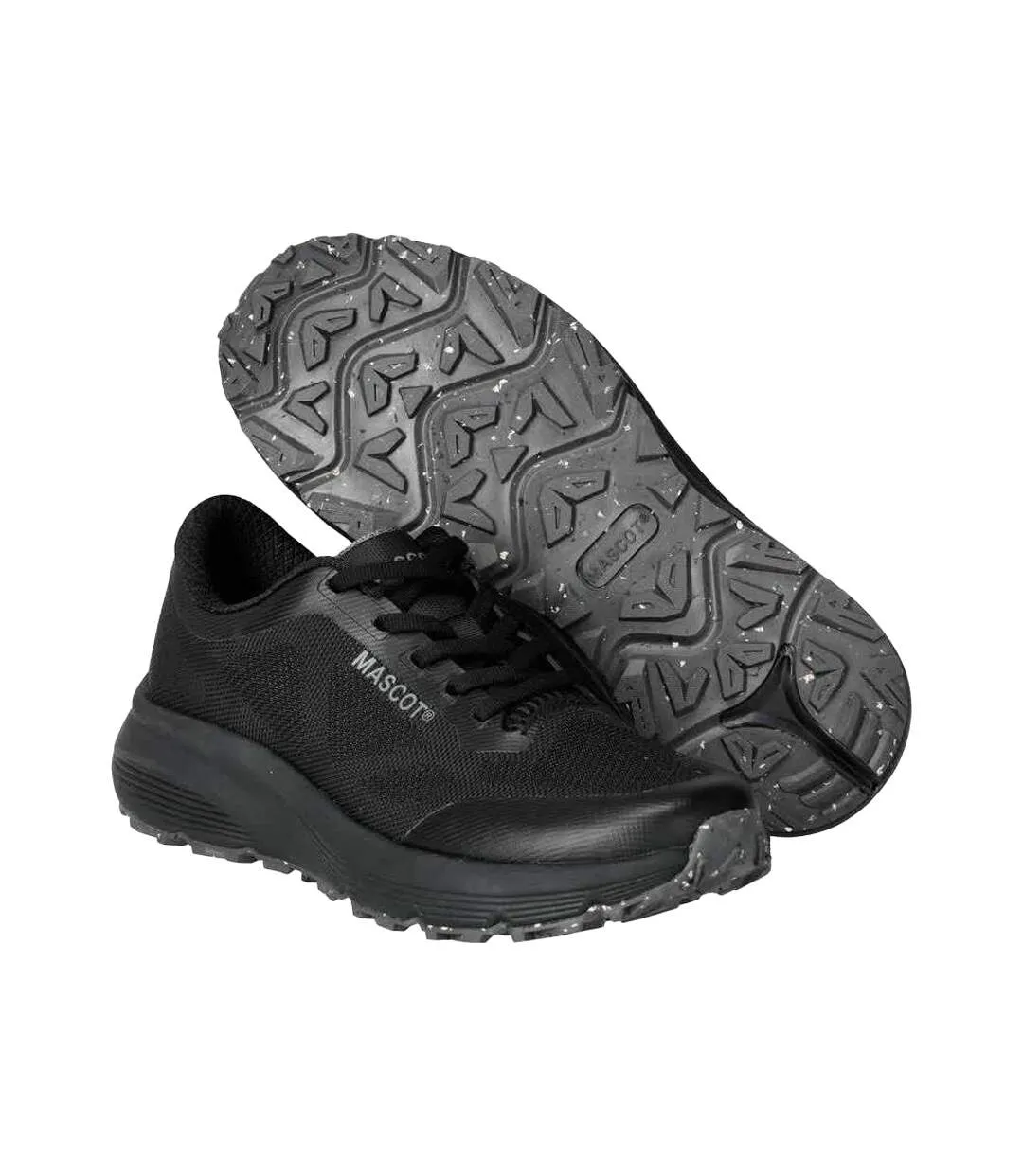 Mens Logo Trainers Black Mascot-2