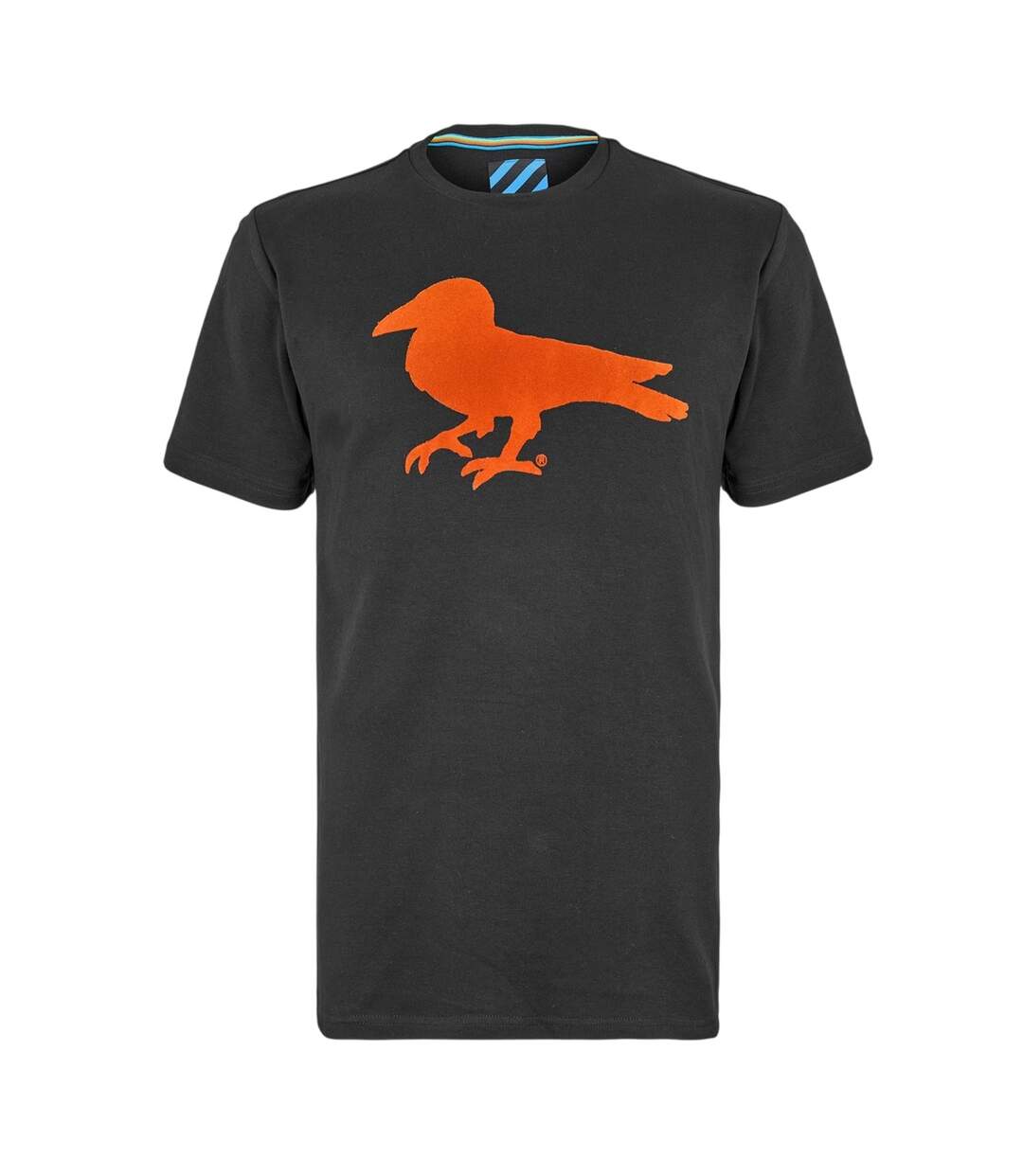T-shirt Motif/style Rouge-gorge Homme Noir Modern Amusement-2