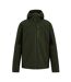 Veste Imperméable À Capuche Birchdale Homme Vert Kaki Noir Regatta-2
