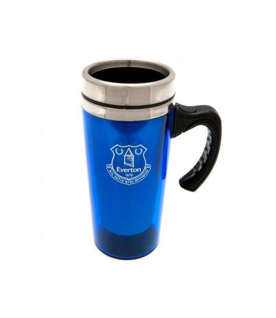 Everton FC Crest Travel Mug (Blue/Silver) (One Size) - UTBS4131