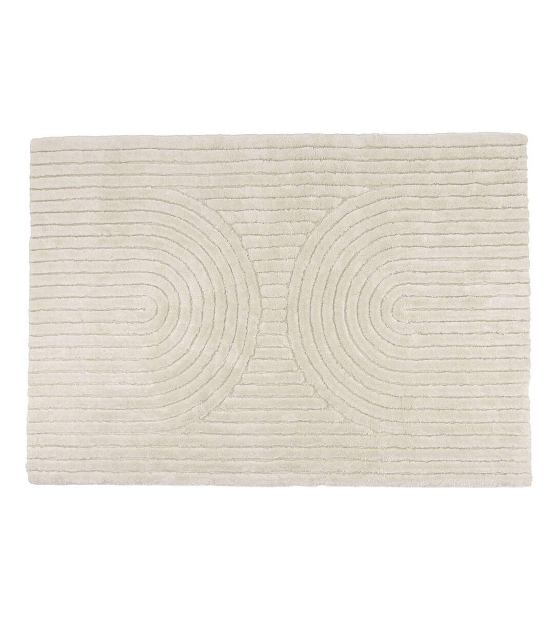 Tapis Déco Texturé Niklas 200x290cm Blanc-1