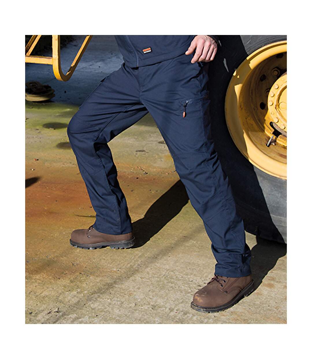 Pantalon de travail entrejambe 81cm homme bleu marine Result-3