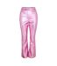 Pantalon Motif/style Métallisé Femme Rose AmyLynn-1