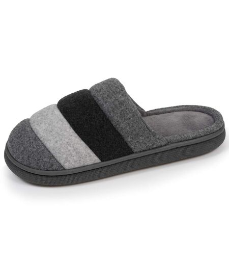 Isotoner Chaussons Mules homme semelle bloup xtra confort