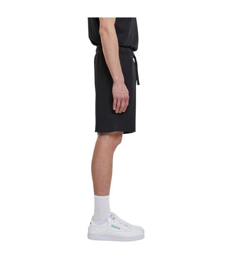 Mens waffle sweat shorts black Urban Classics