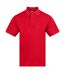 Mens Pro Moisture Wicking Polo Shirt Red PRO RTX-1