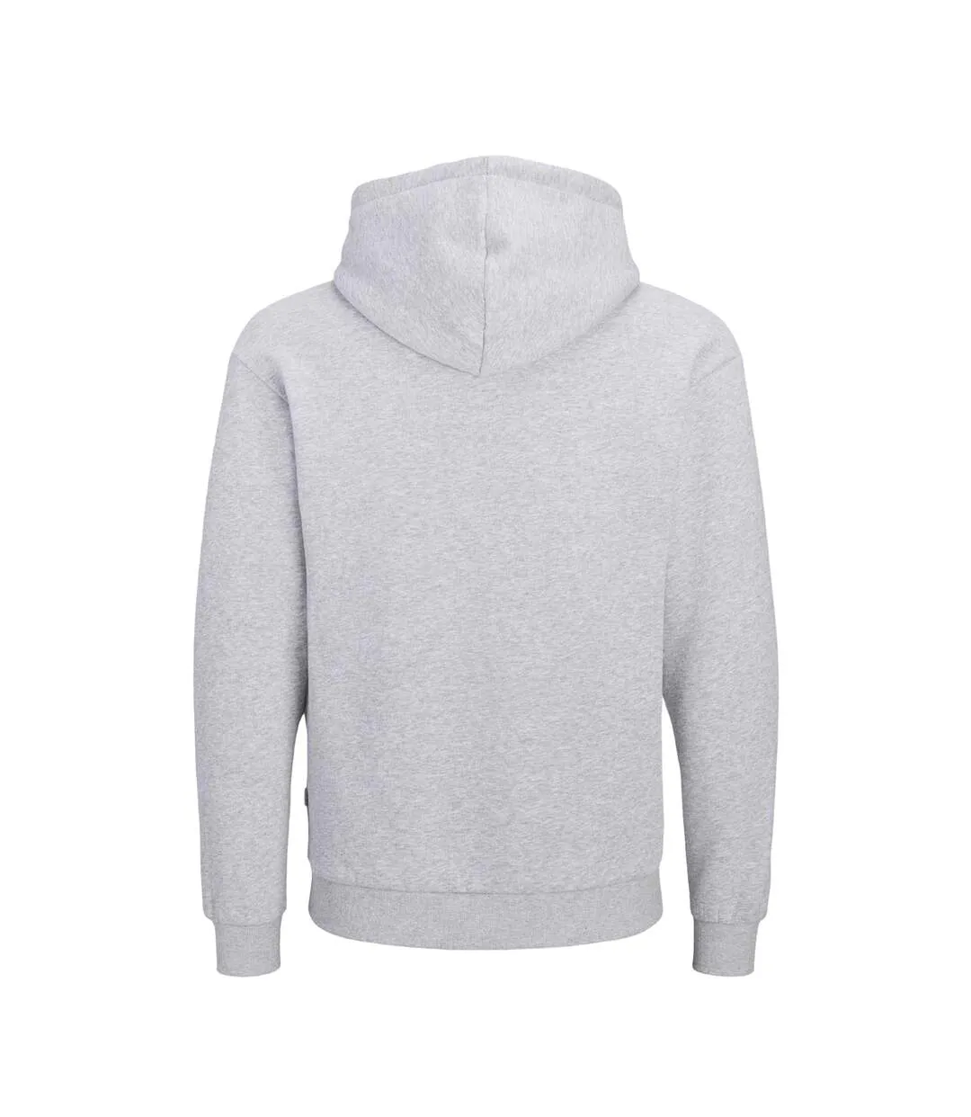 Mens Bradley Plus Hoodie Grey Jack And Jones-4
