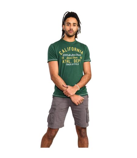 Duke - T-shirt PARNWELL D555 CALIFORNIA ATHLETICS - Homme (Vert) - UTDC478