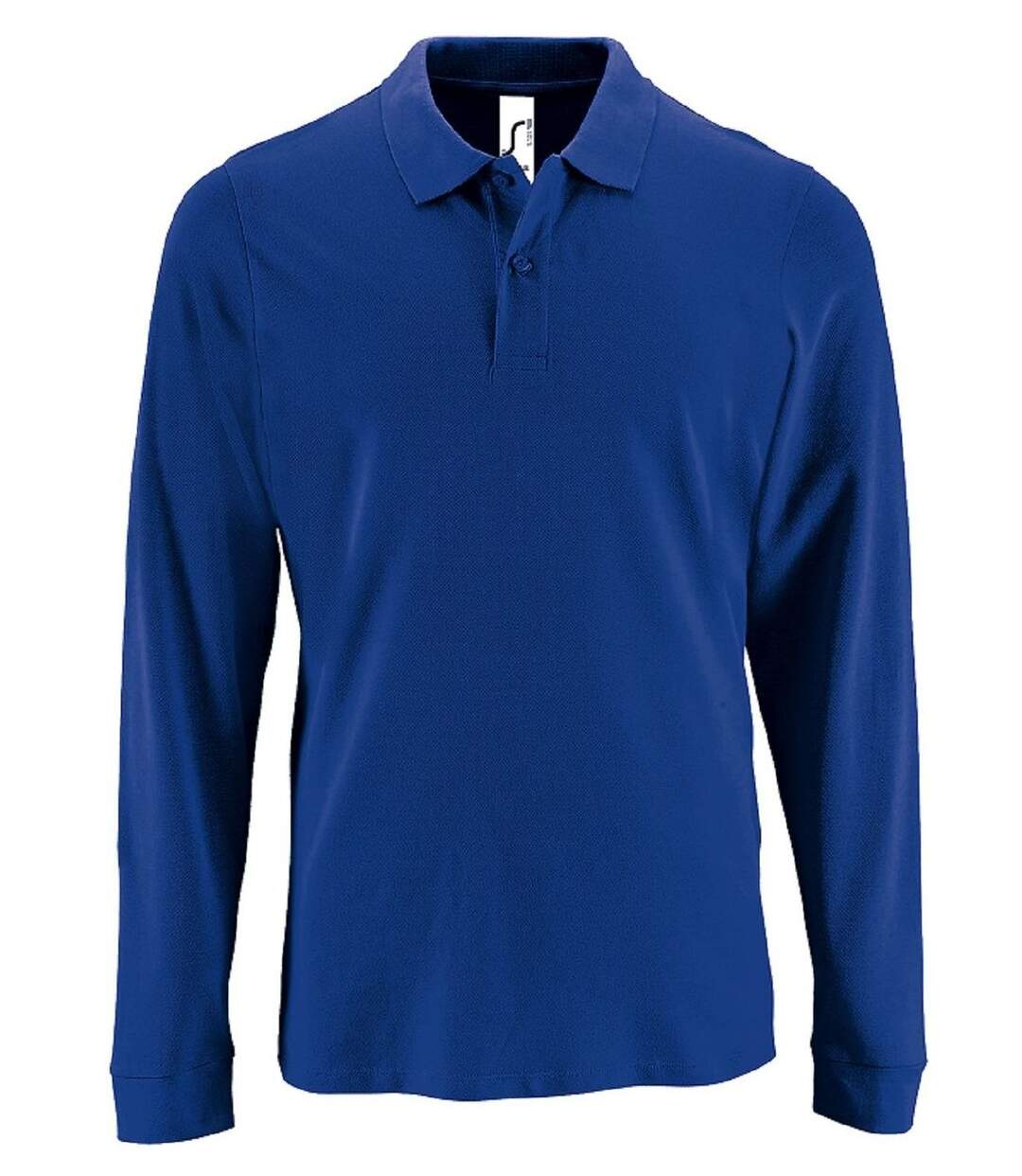 Polos manches longues - Homme - 02087 - bleu roi