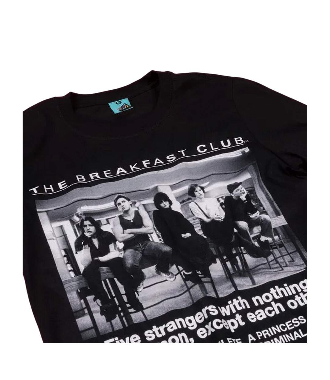 T-shirt Detention Adulte Noir The Breakfast Club-3