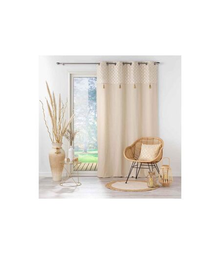 Rideau à Œillets Rafina 140x240cm Beige