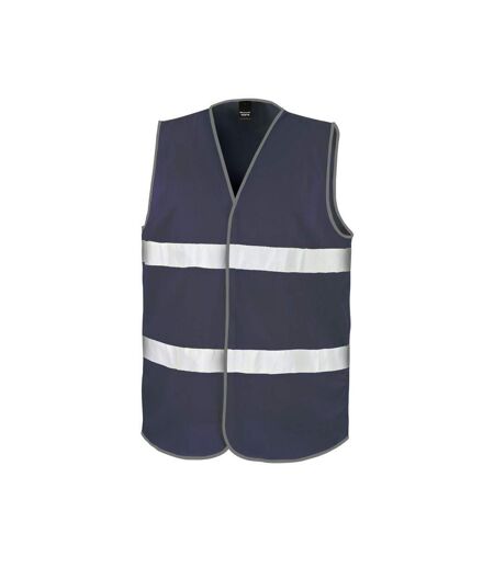 Gilet haute visibilité enhance adulte bleu marine SAFE-GUARD by Result