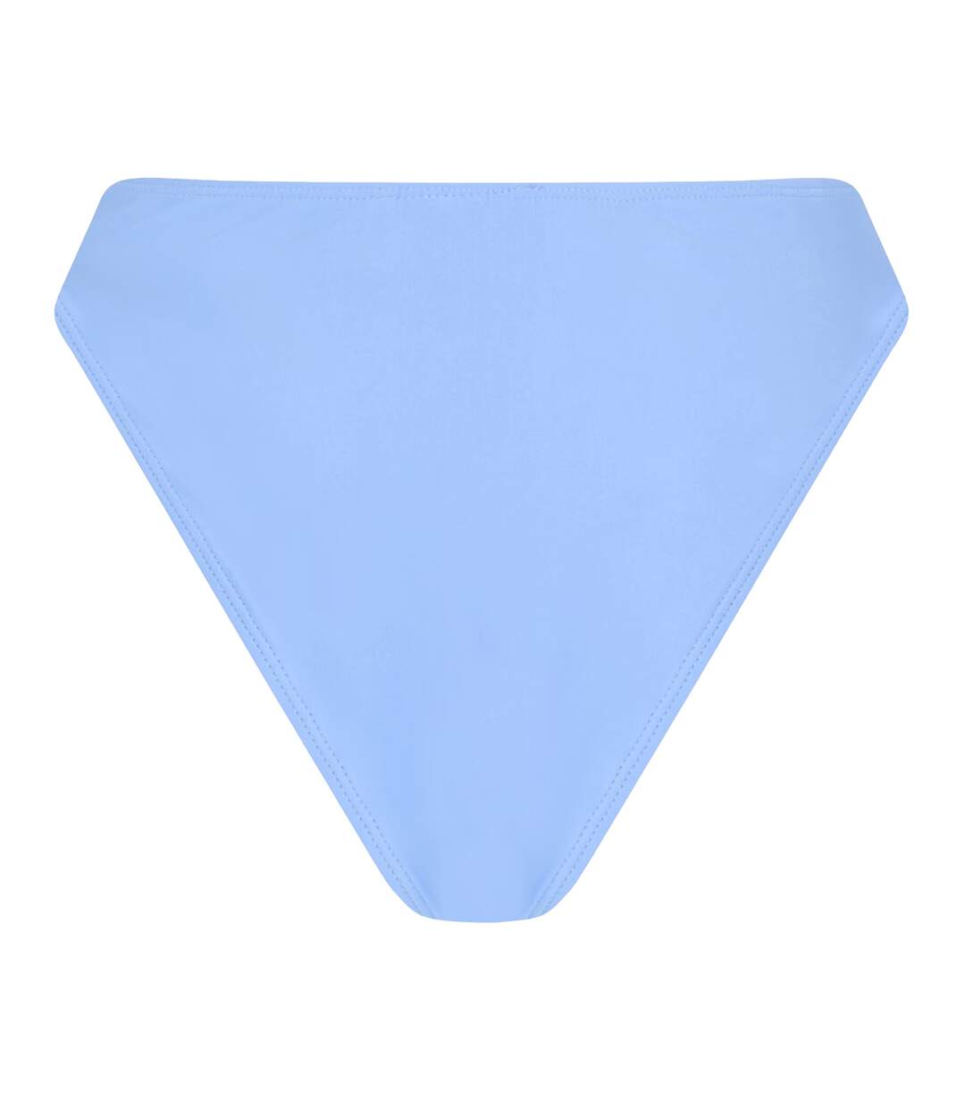 Womens/ladies High Waist Bikini Bottoms Blue Brave Soul-3