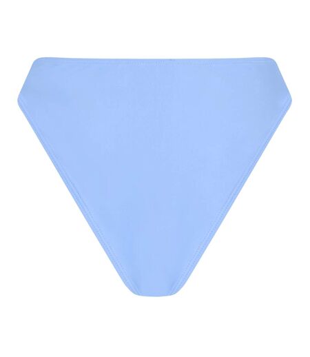 Womens/ladies High Waist Bikini Bottoms Blue Brave Soul