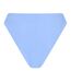 Womens/ladies High Waist Bikini Bottoms Blue Brave Soul-3