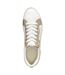 Womens/ladies D Blomiee Suede Trainers Optic White Nude Geox-4