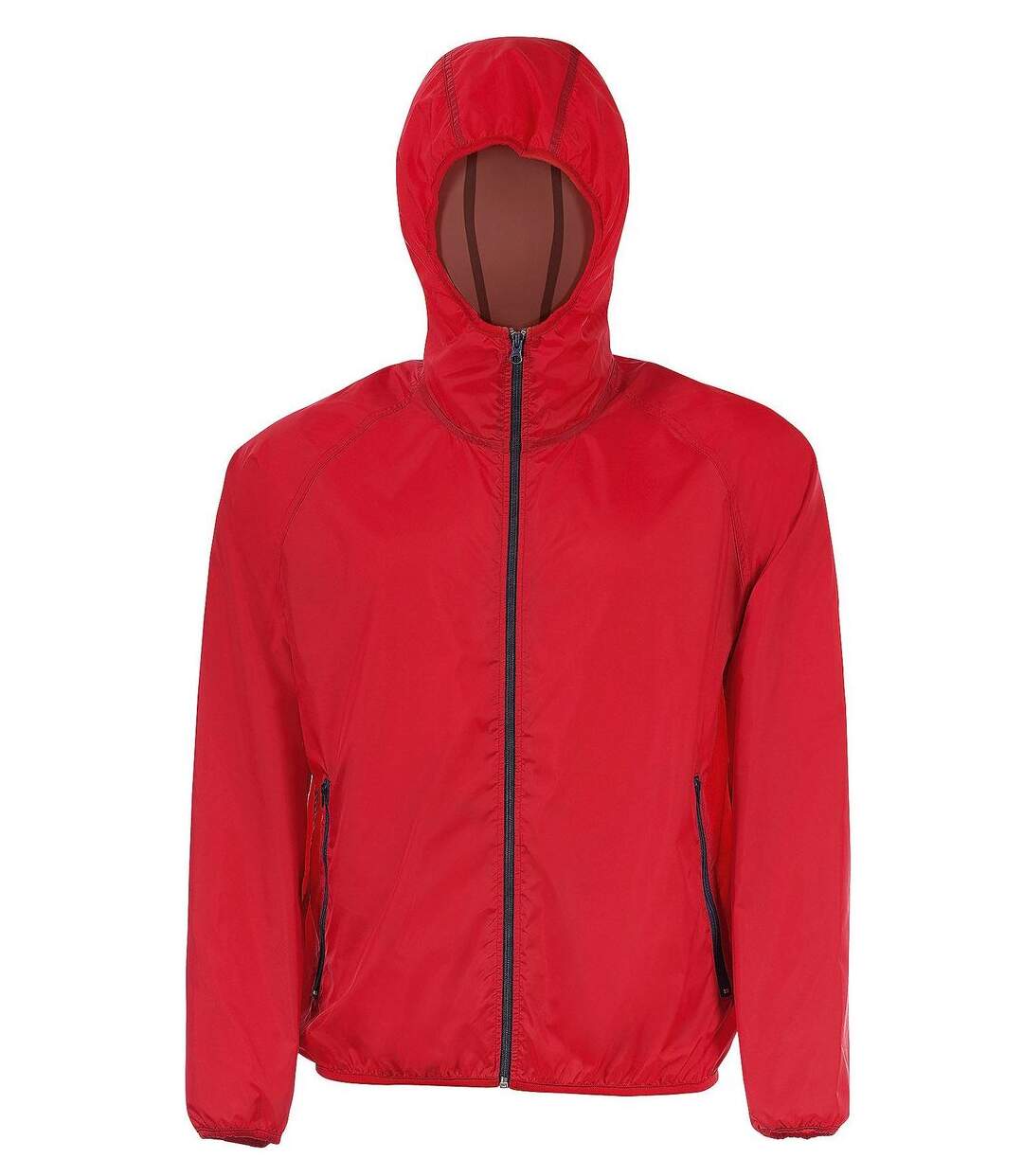 Veste coupe-vent imperméable 01169 - rouge - unisexe