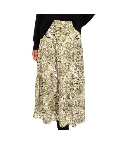 Jupe Longue Jaune Paisley Femme Les Tropéziennes Girelle - M