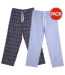 Bas De Pyjama Motif/style À Carreaux Homme Bleu Noir Keanu-1