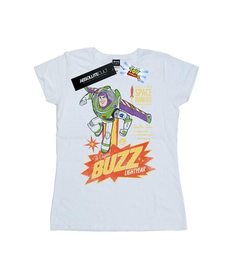 Disney T-shirt en coton Femmes/Ladies Toy Story 4 The Original Buzz Lightyear (Blanc) - UTBI44363