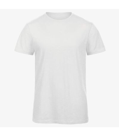 B&C Mens Inspire Slub Natural T-Shirt (Chic Pure White) - UTRW9108
