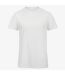 B&C Mens Inspire Slub Natural T-Shirt (Chic Pure White)