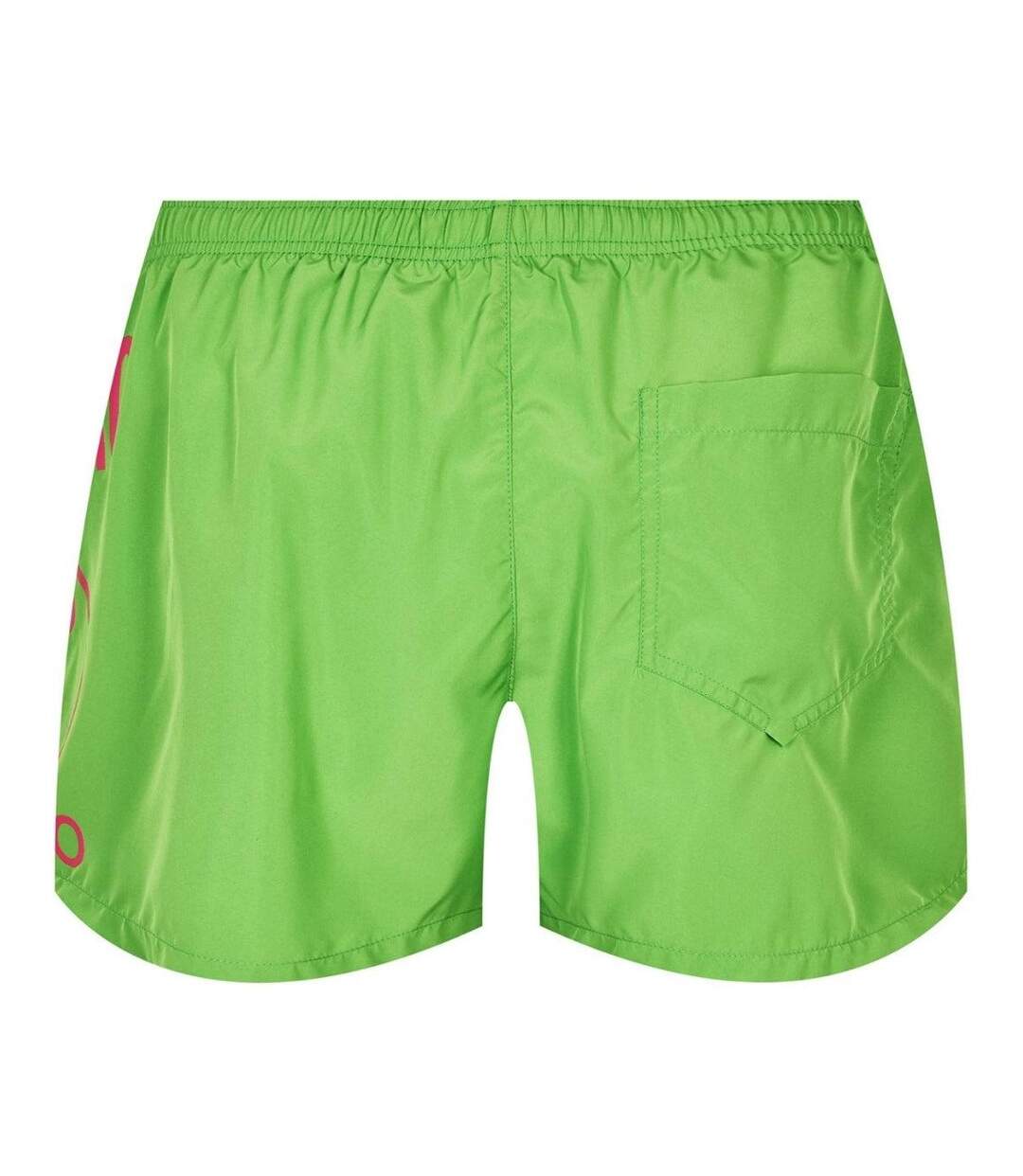 Short De Bain Motif Logo Homme Vert Moschino-2