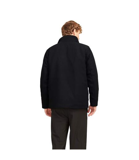 Mens Alex Multi Pocket Regular Field Jacket Black Jack And Jones