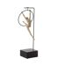 Gymnaste Cerceau sur Socle Beta 48cm Beige & Noir-1