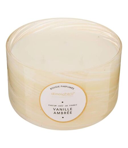 Bougie Parfumée Design Wavy 540g Vanille Ambrée