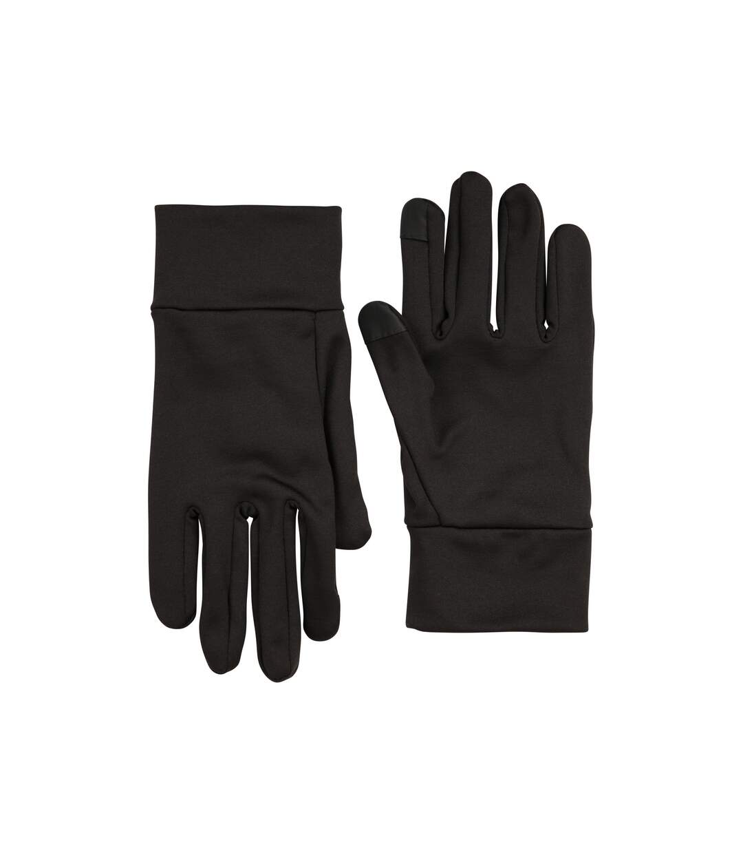 Unisex adult touch screen glove liner black Mountain Warehouse-3