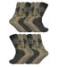 12 Pair Multipack Mens Lambswool Socks | Sock Snob | Thin and Soft Honeycomb Top Argyle Patterned Socks