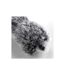 Boudin Bas de Porte Imitation Fourrure Antartic 80cm Gris-2